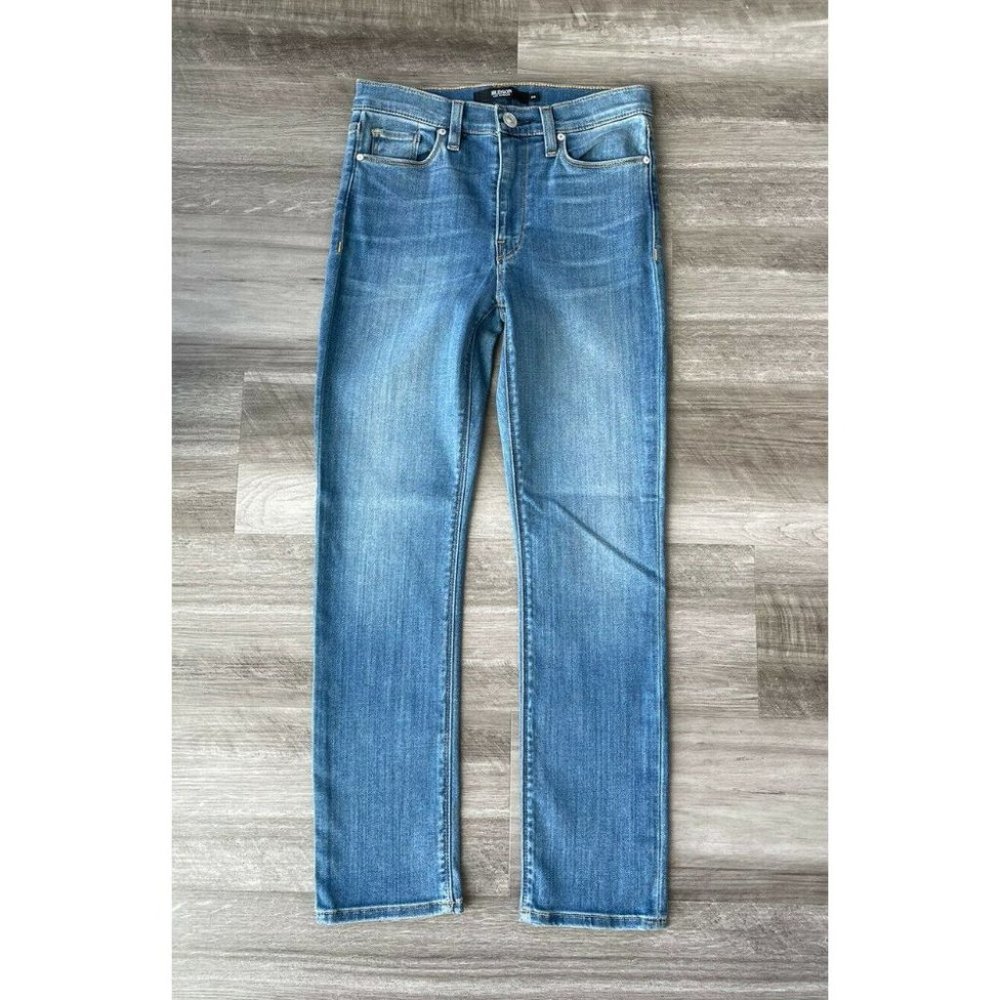 HUDSON Barbara Skinny Jeans Size 26 Medium Wash Stretch Logo Pocket A11